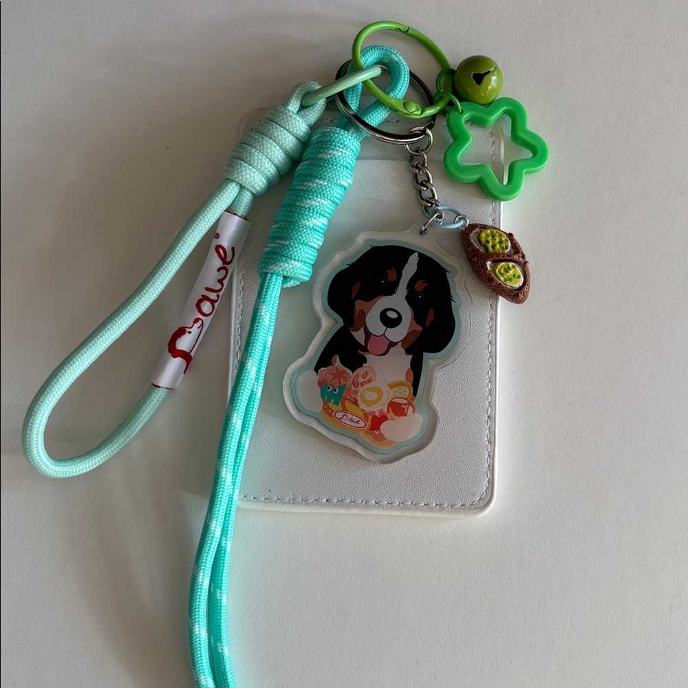 Handmade Bernese Cardholder and Keychain